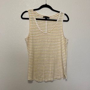 Sanctuary striped linen tank